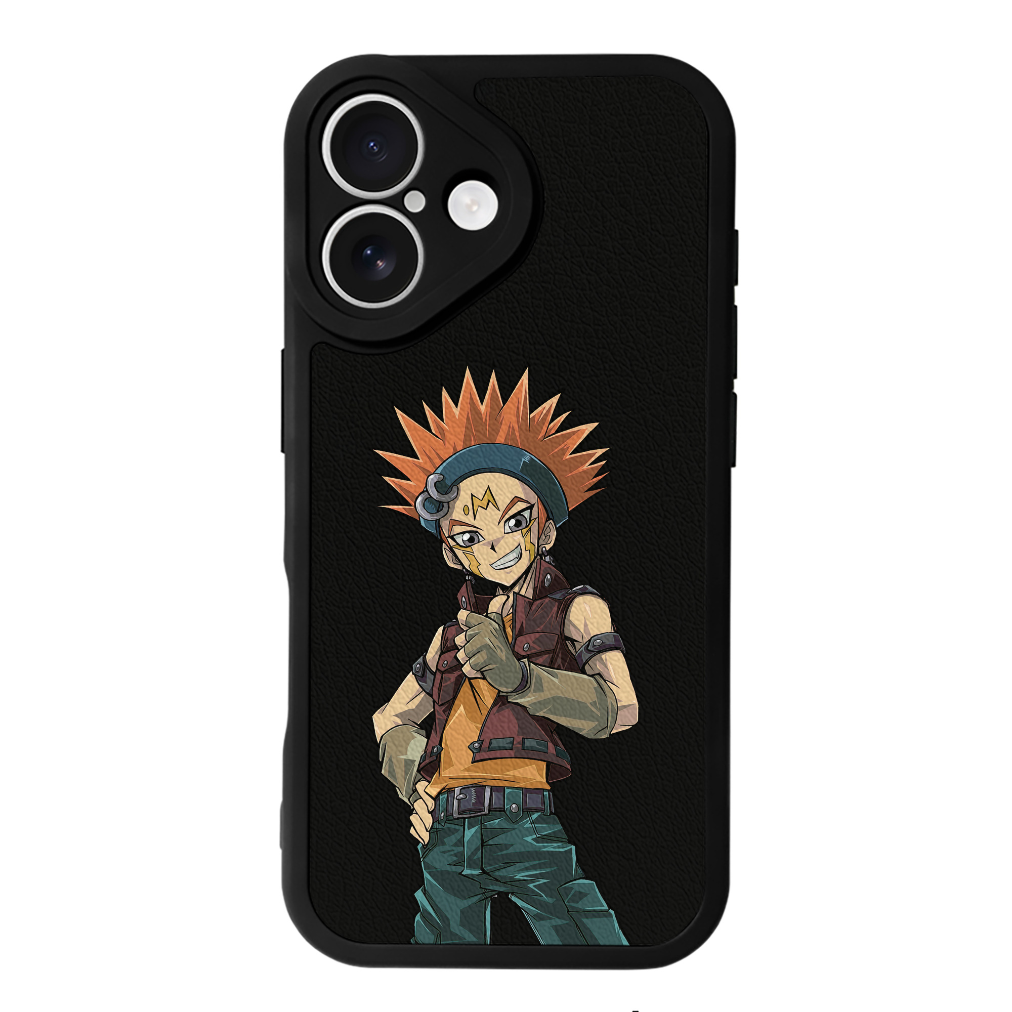 遊☆戯☆王 Yu-Gi-Oh! 【iPhone 16シリーズ対応】シリコンスマホケース（レザー調） 材質：シリコン